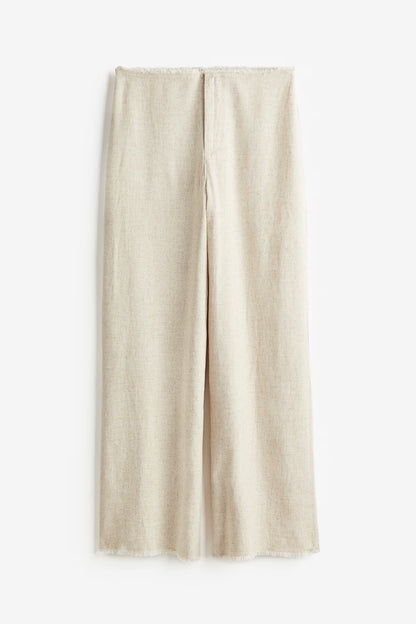 Fray Theory Linen Blend Pants